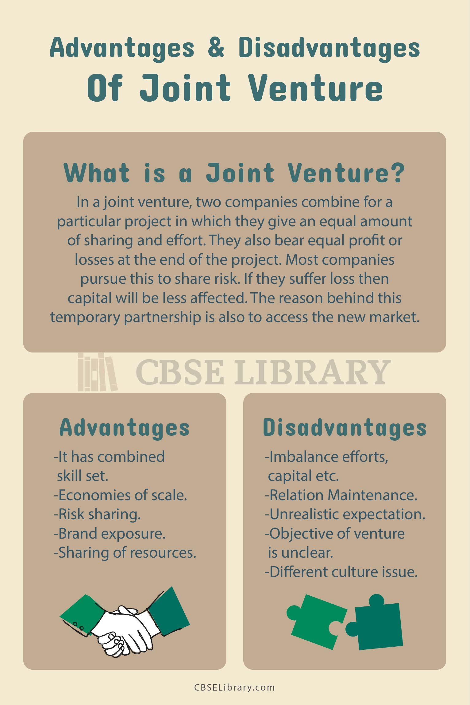 advantages of joint venture