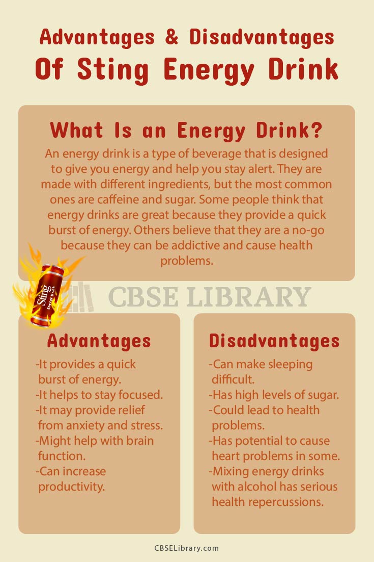 Sting Energy Drink Advantages And Disadvantages