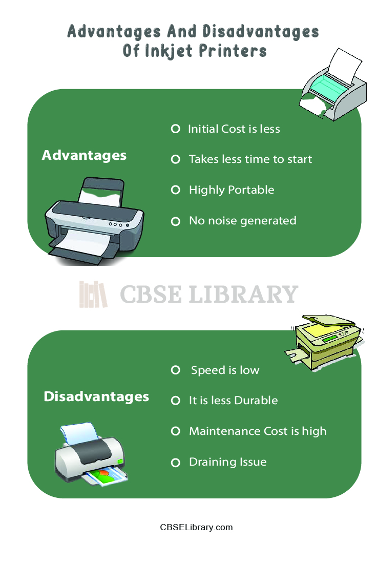 Advantages And Disadvantages Of Inkjet Printers
