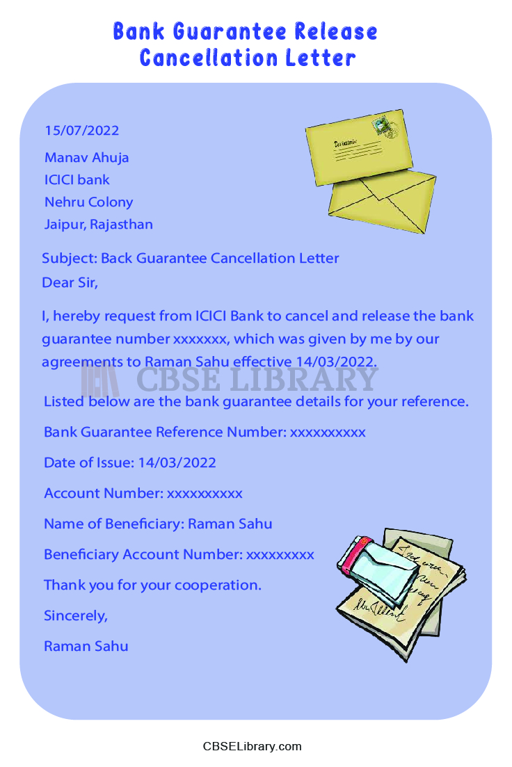 Bank Guarantee Release Letter