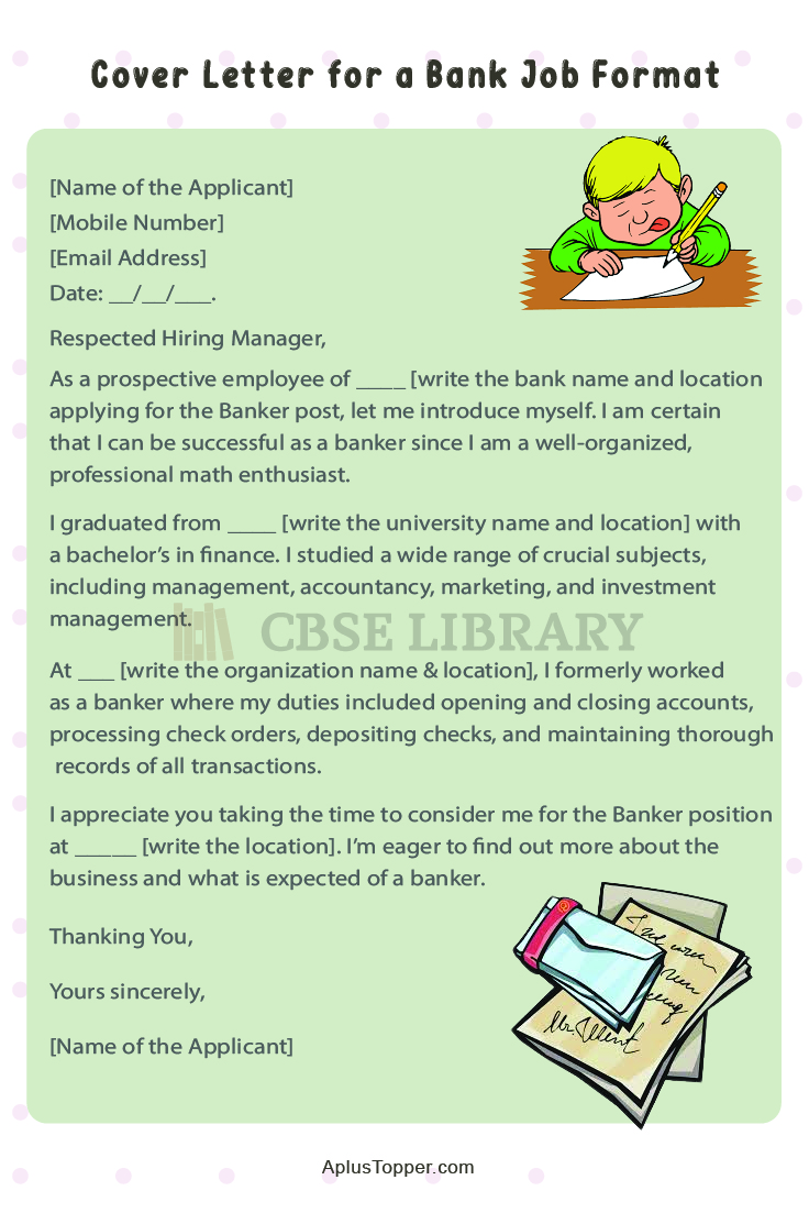 Cover Letter for a Bank Job