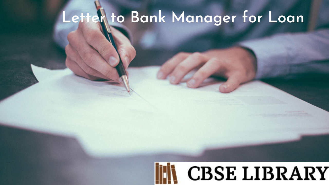 Letter to Bank Manager for Loan