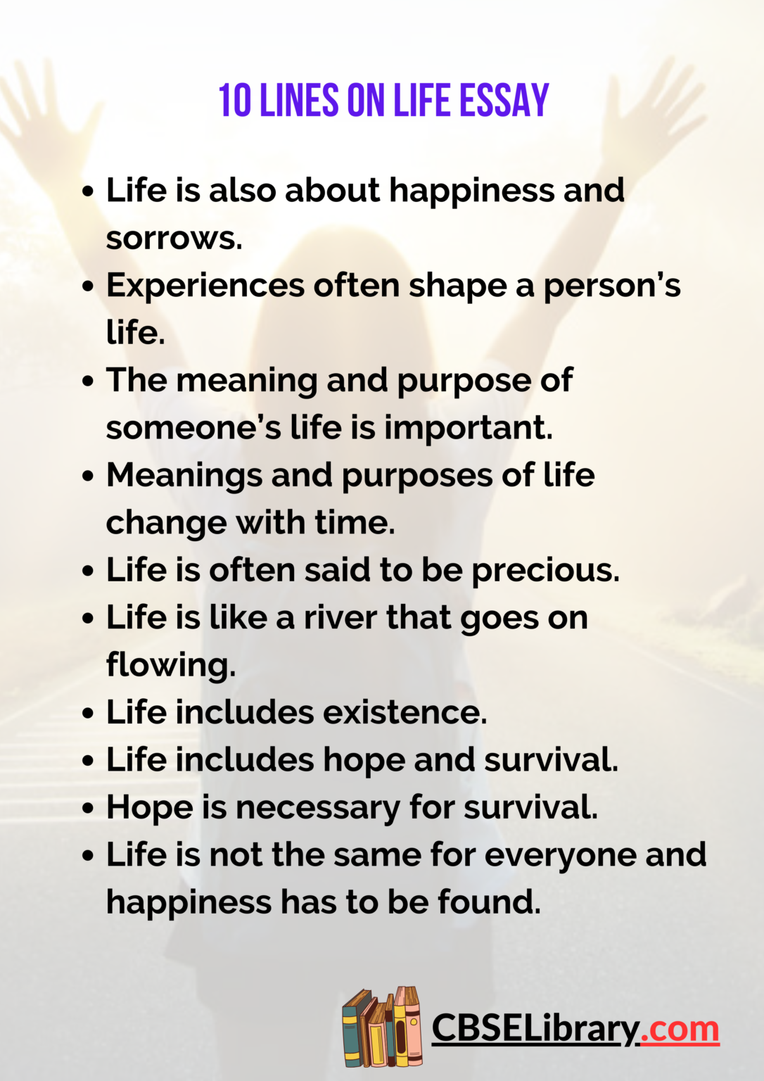 Essay on Life | Life Essay for Students and Children in English - CBSE ...