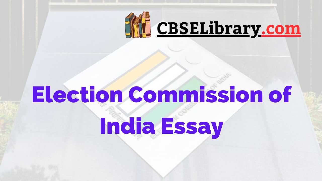 Election Commission of India Essay
