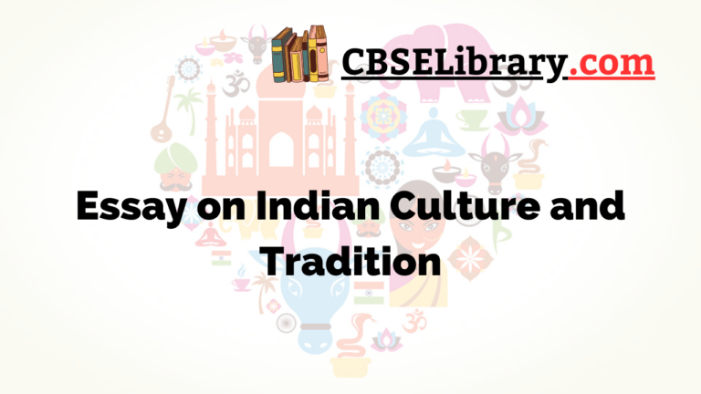 essay about tradition and culture